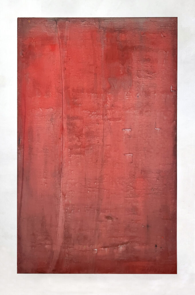 Quali pensieri posso chiamare alleati?, 2022, 220x135 cm, tecnica mista su cotone intelato