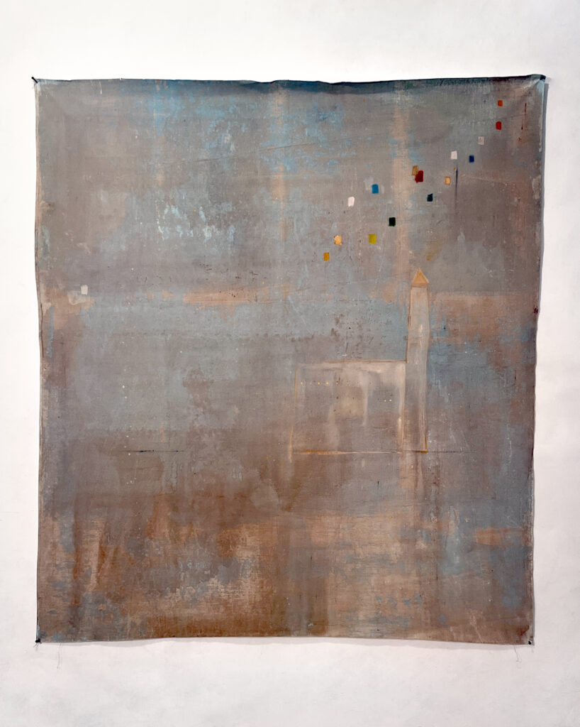 Coptic light, 2023, 146x133 cm