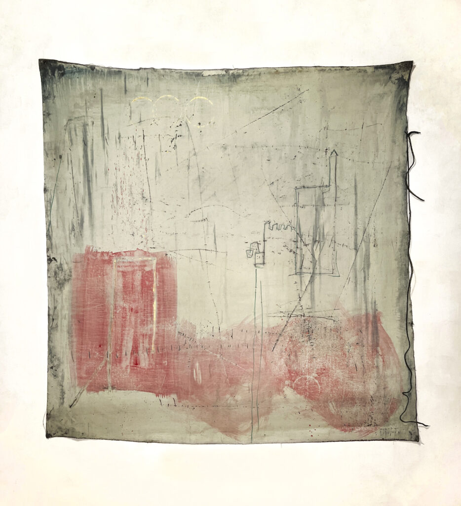 non preso sul serio, 2023, 153x146 cm